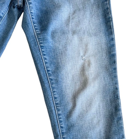 Lands End Mid Rise‎ 9” Straight Leg Jeans Medium Wash Denim Women’s Size 8 - Picture 8 of 13